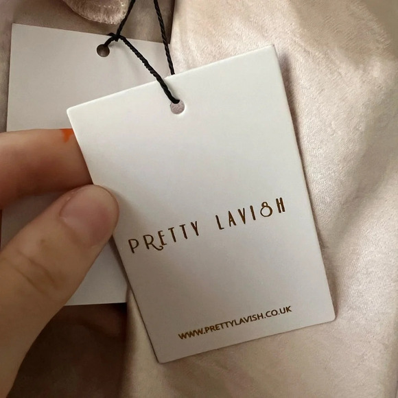 NWT Pretty Lavish Amelia Maxi Bridesmaid Dress | 4 US - Picture 4 of 5